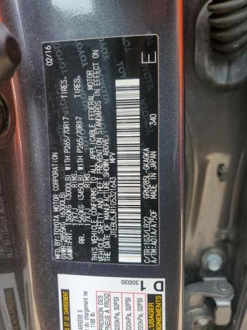 2016 TOYOTA 4RUNNER SR - JTEBU5JR1G5321643