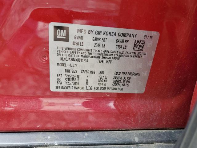 2019 BUICK ENCORE PRE - KL4CJASB4KB841710