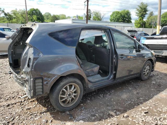 TOYOTA PRIUS V 2016 gray station hybrid engine JTDZN3EU8GJ046458 photo #4