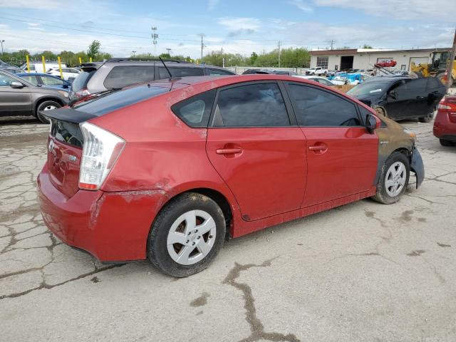 TOYOTA PRIUS 2010 red hatchbac hybrid engine JTDKN3DU9A5202820 photo #4