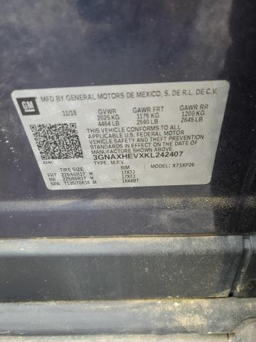 2019 CHEVROLET EQUINOX LS 3GNAXHEVXKL242407