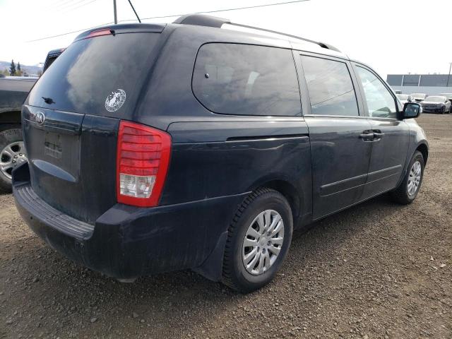 KIA SEDONA LX 2014 black  gas KNDMG4C78E6541119 photo #4