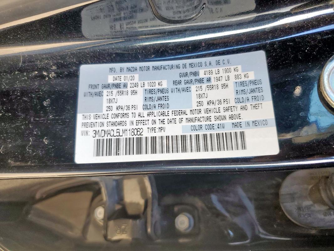 2020 MAZDA CX-30 SELE - 3MVDMACL5LM118062