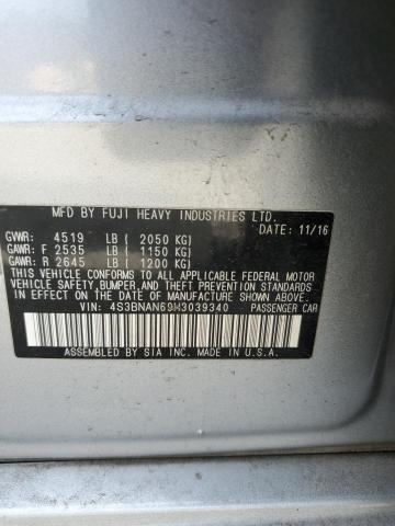 2017 SUBARU LEGACY 2.5 - 4S3BNAN69H3039340