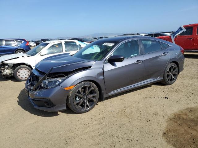 Vin: 2hgfc2f87lh593240, lot: 57409765, honda civic sport 2020 img_1