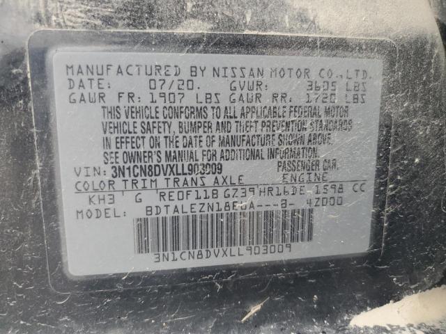2020 NISSAN VERSA S - 3N1CN8DVXLL903009