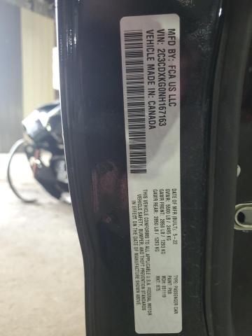 2022 DODGE CHARGER PO 2C3CDXKG0NH167163