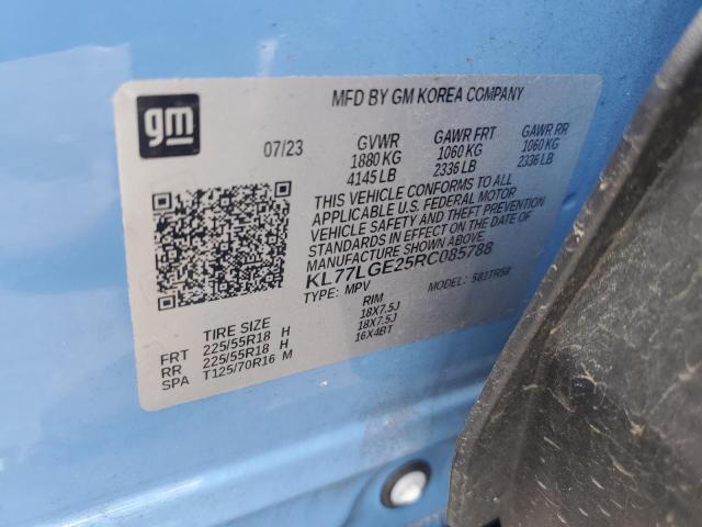 2024 CHEVROLET TRAX 1RS - KL77LGE25RC085788