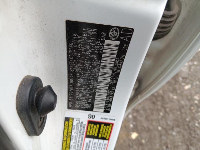 2018 TOYOTA COROLLA L - 2T1BURHE2JC038404