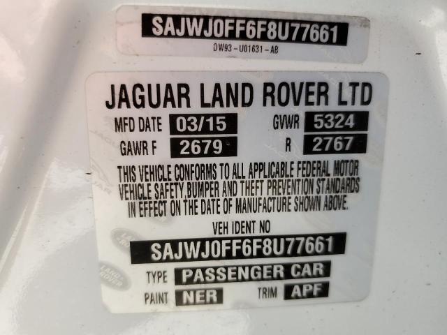 2015 JAGUAR XF 3.0 SPO SAJWJ0FF6F8U77661