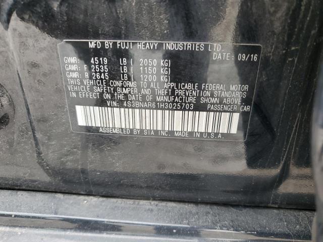 2017 SUBARU LEGACY SPO - 4S3BNAR61H3025703