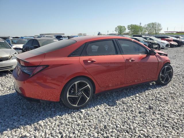 Vin: kmhlr4af4nu241276, lot: 51233865, hyundai elantra n line 20223