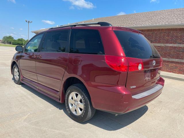 TOYOTA SIENNA CE 2006 maroon sports v gas 5TDZA23C36S513514 photo #4