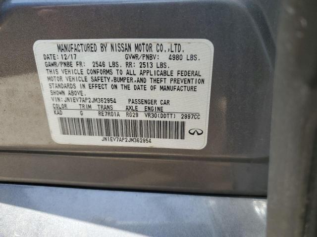 2018 INFINITI Q50 LUXE - JN1EV7AP2JM362954