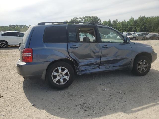 TOYOTA HIGHLANDER 2003 blue  gas JTEHF21A730104876 photo #4