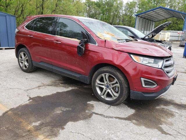 Vin: 2fmpk4k9xfbb74740, lot: 55529335, ford edge titanium 20154