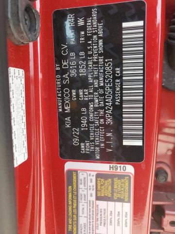2023 KIA RIO LX 3KPA24AD5PE520851