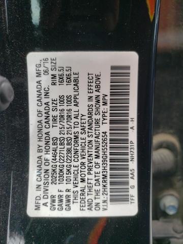 2016 HONDA CR-V LX - 2HKRM3H39GH552654