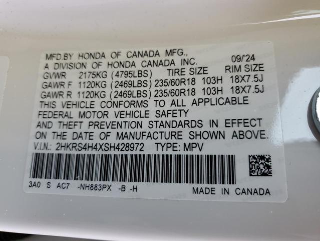 2025 HONDA CR-V EX - 2HKRS4H4XSH428972