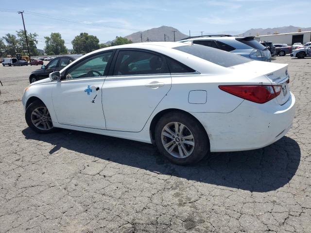 HYUNDAI SONATA GLS 2013 white  gas 5NPEB4AC6DH799582 photo #3