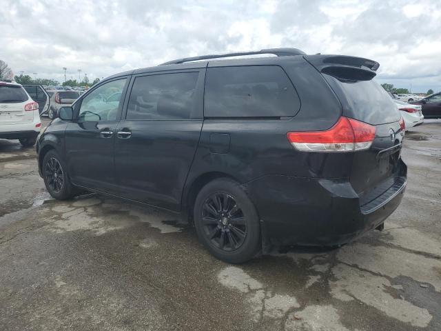 TOYOTA SIENNA XLE 2013 black  gas 5TDDK3DC8DS050410 photo #3