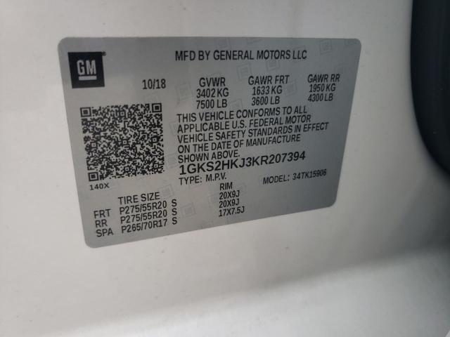 2019 GMC YUKON XL D - 1GKS2HKJ3KR207394