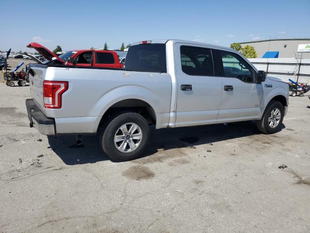 FORD F150 SUPER 2015 silver crew pic gas 1FTEW1CG5FKD17482 photo #4