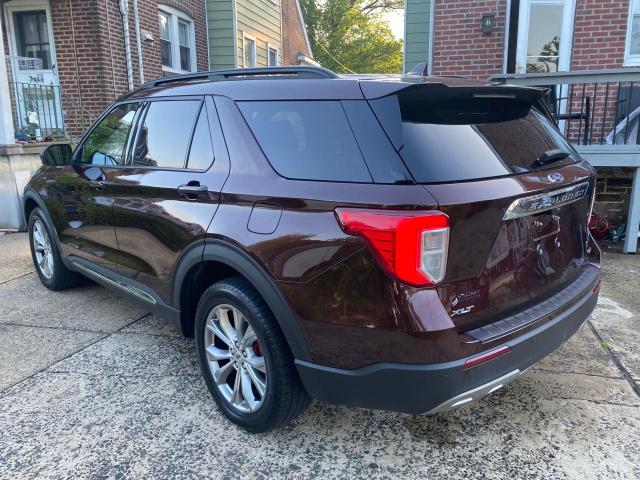 FORD EXPLORER X 2020 burgundy  gas 1FMSK8DHXLGA13413 photo #4