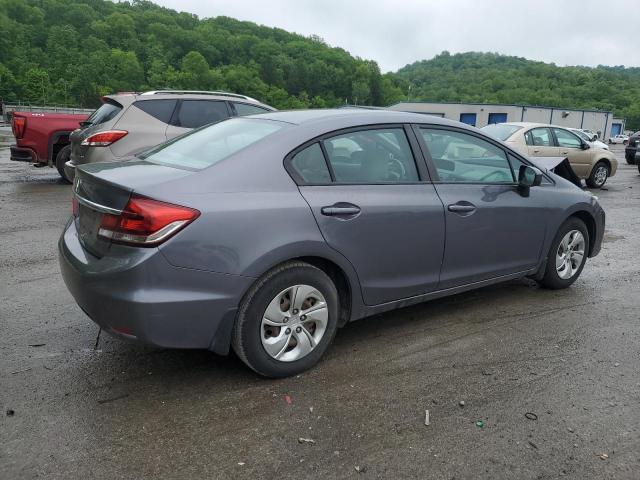 Vin: 19xfb2f57ee052405, lot: 57266845, honda civic lx 20143