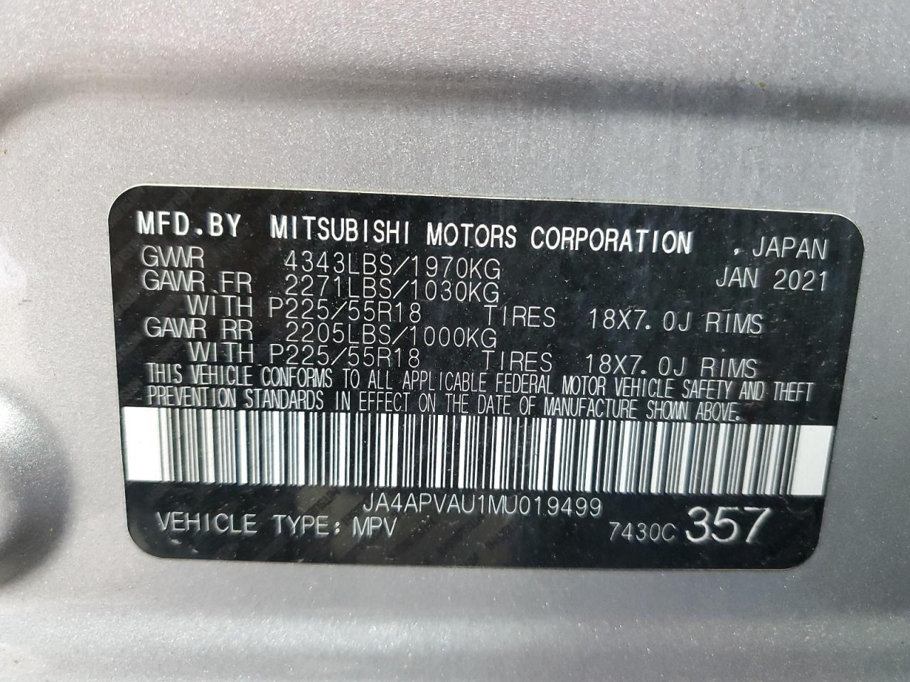 Mitsubishi Outlander 2021