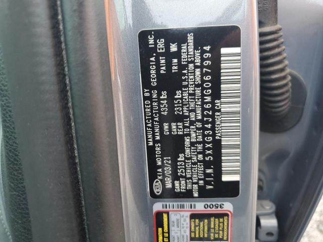 2021 KIA K5 EX - 5XXG34J26MG067994