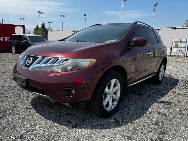 NISSAN MURANO S 2009 burgundy 4dr spor gas JN8AZ18W19W159410 photo #3