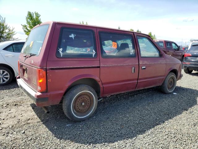 PLYMOUTH VOYAGER 1990 red sports v gas 2P4FH25K6LR678489 photo #4
