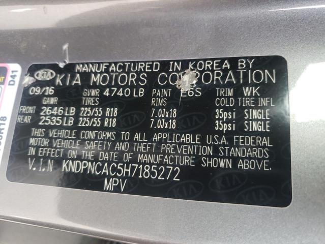 2017 KIA SPORTAGE E - KNDPNCAC5H7185272