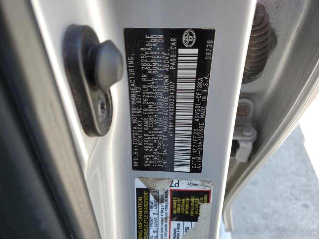 4T1BF1FKXDU234307 2013 TOYOTA CAMRY