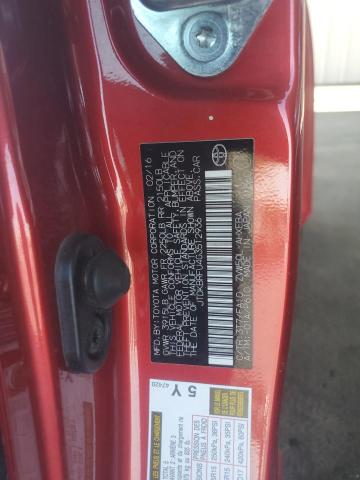 2016 TOYOTA PRIUS JTDKBRFU4G3512936