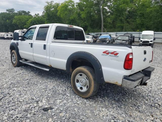FORD F350 SRW S 2008 white crew pic diesel 1FTSW31R08EB17128 photo #4