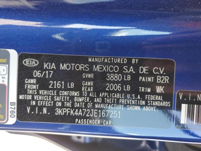 2018 KIA FORTE LX - 3KPFK4A72JE167251