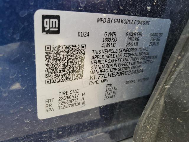 2024 CHEVROLET TRAX 1LT - KL77LHE29RC224164