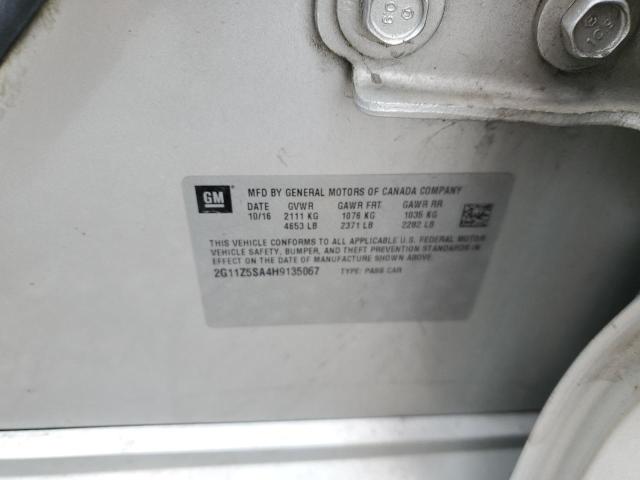 2017 CHEVROLET IMPALA LS 2G11Z5SA4H9135067