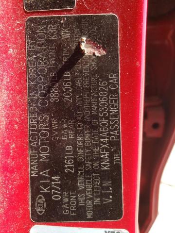 2015 KIA FORTE LX - KNAFX4A60F5306026