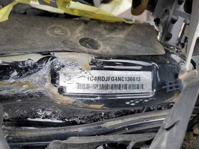 2022 DODGE DURANGO PU 1C4RDJFG4NC136613