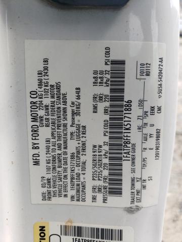 2019 FORD MUSTANG GT 1FATP8FF1K5171886