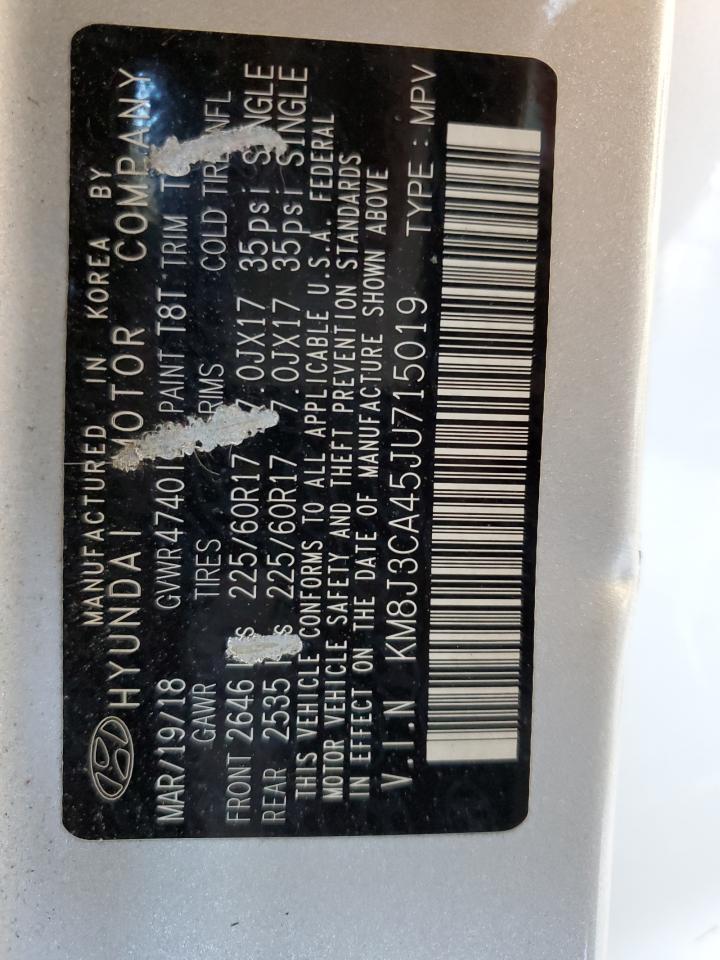 Lot #3316800427 2018 HYUNDAI TUCSON SEL