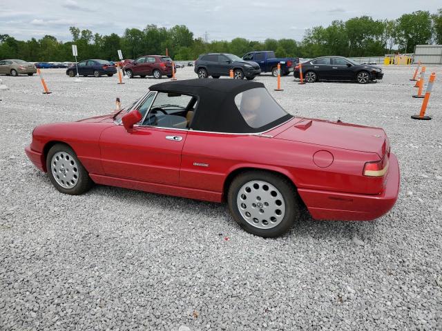 Vin: zarbb32nxm6004773, lot: 58573415, alfa romeo spider veloce 19912