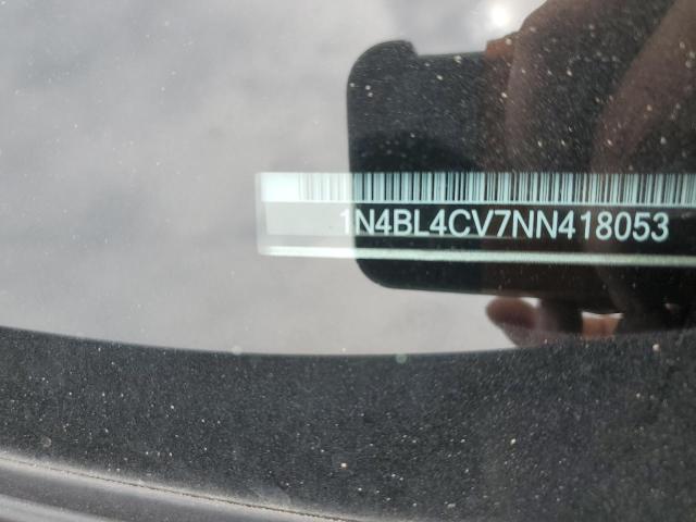 2022 NISSAN ALTIMA SR - 1N4BL4CV7NN418053