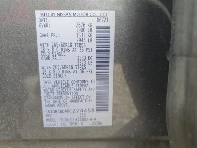 2023 NISSAN PATHFINDER - 5N1DR3BD4PC274458