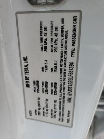 2020 TESLA MODEL 3 - 5YJ3E1EB9LF667394