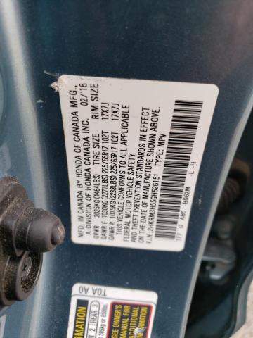2016 HONDA CR-V EX 2HKRM3H55GH526151