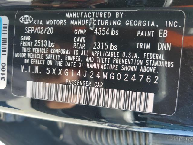 2021 KIA K5 LXS - 5XXG14J24MG024762